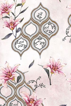 古典装饰印花华亿平台图片