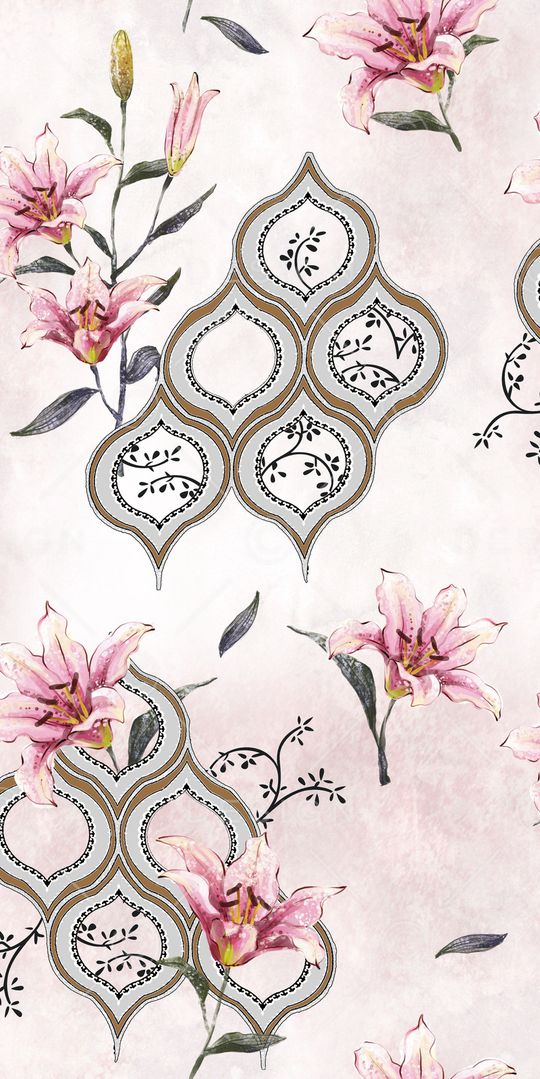 古典装饰印花华亿平台图片