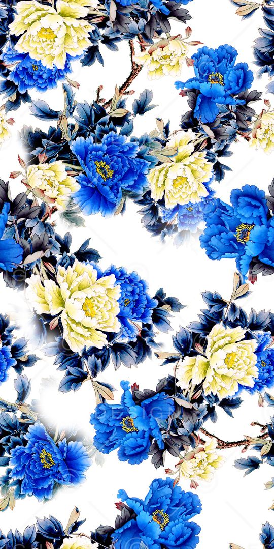 牡丹印花华亿平台图片