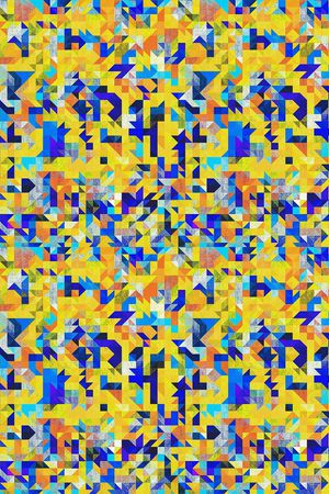 色块印花华亿平台图片