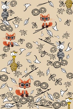 动物印花华亿平台图片