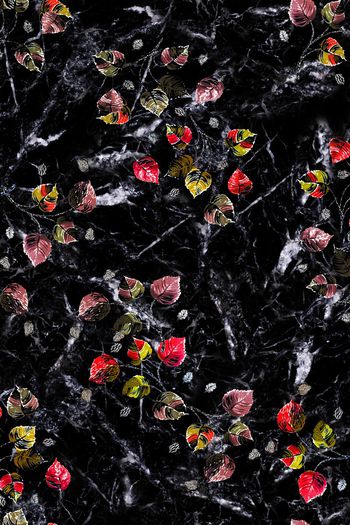 肌理抽象印花华亿平台图片