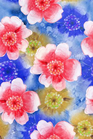 散花印花华亿平台图片