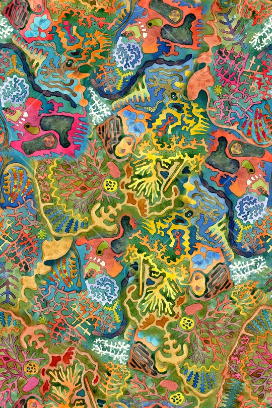 抽象印花华亿平台图片