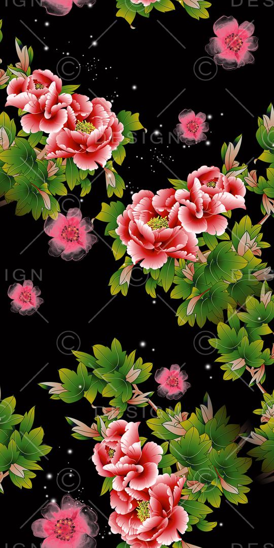 乱花印花华亿平台图片