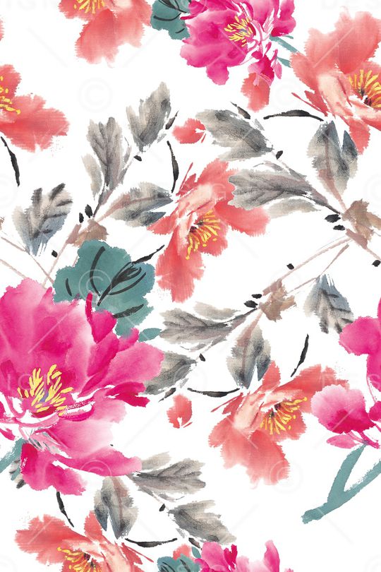 花朵印花华亿平台图片