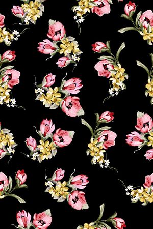 小碎花印花华亿平台图片