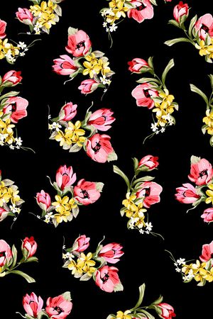 小碎花印花华亿平台图片