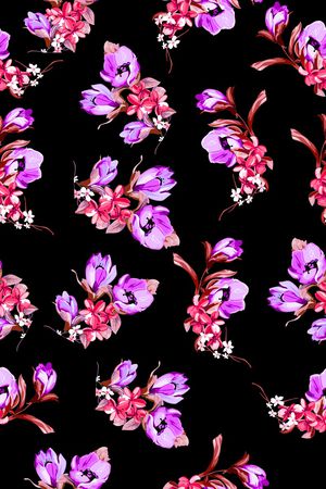 小碎花印花华亿平台图片