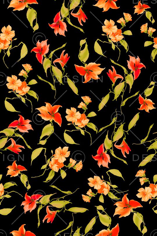 小碎花印花华亿平台图片