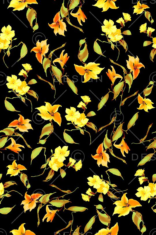 小碎花印花华亿平台图片