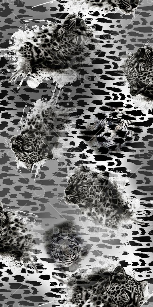 豹纹印花华亿平台图片