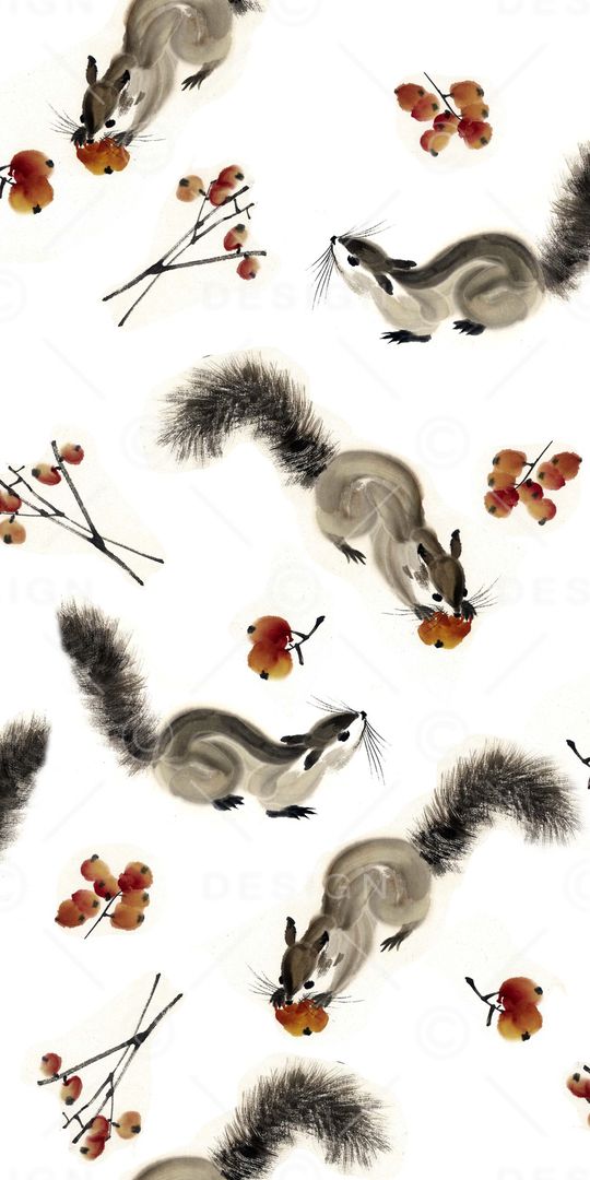 手绘水彩印花华亿平台图片