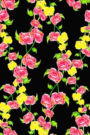 水墨印花华亿平台图片