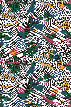 抽象肌理印花华亿平台图片