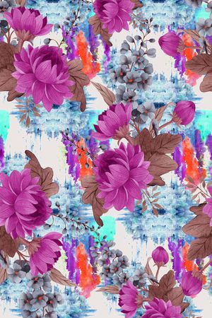 手绘印花华亿平台图片