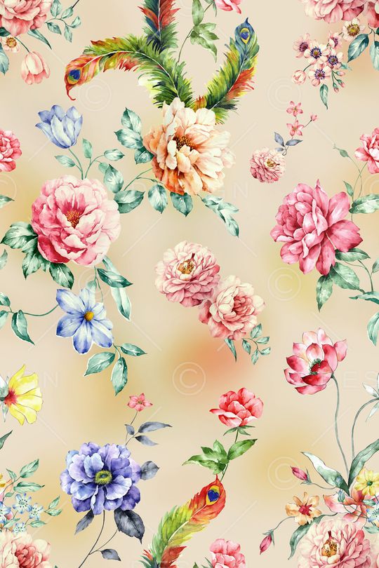 欧式复古印花华亿平台图片