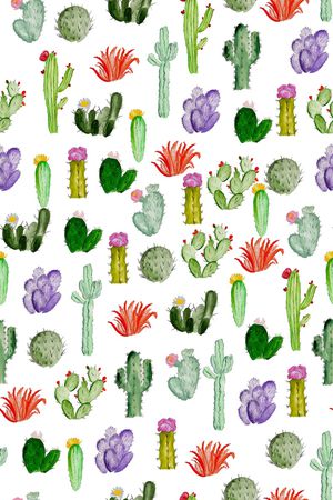 仙人掌印花华亿平台图片