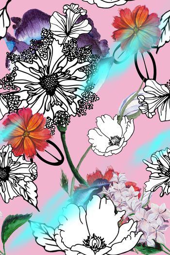 雏菊印花华亿平台图片