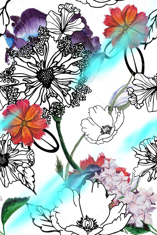 雏菊印花华亿平台图片