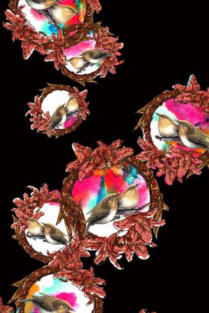 花朵印花华亿平台图片