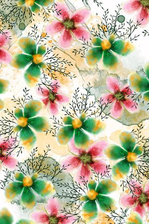 乱花印花华亿平台图片