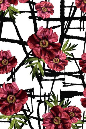 手绘印花华亿平台图片