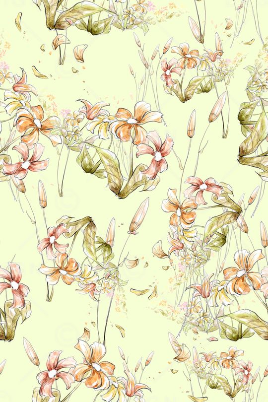 花朵印花华亿平台图片