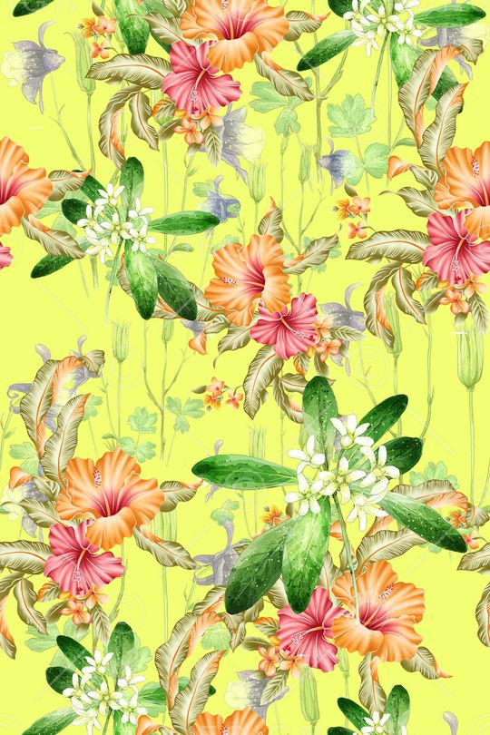 花朵印花华亿平台图片