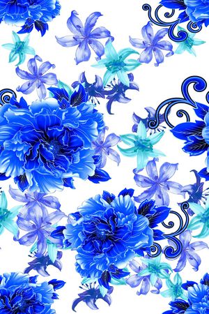 花朵印花华亿平台图片