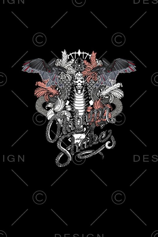 蛇印花华亿平台图片