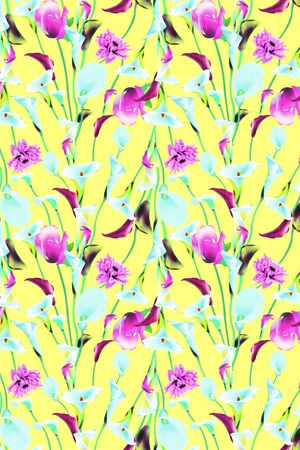 花朵印花华亿平台图片