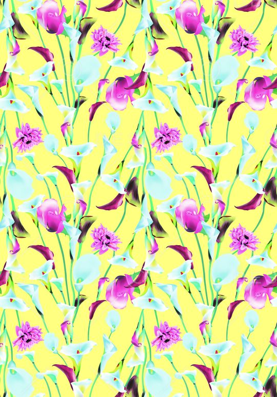 花朵印花华亿平台图片