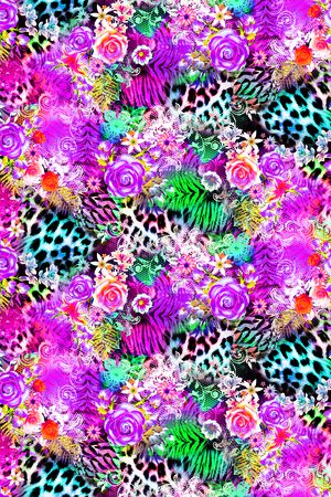 牡丹印花华亿平台图片