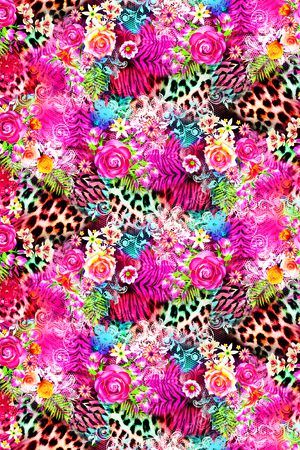 牡丹印花华亿平台图片