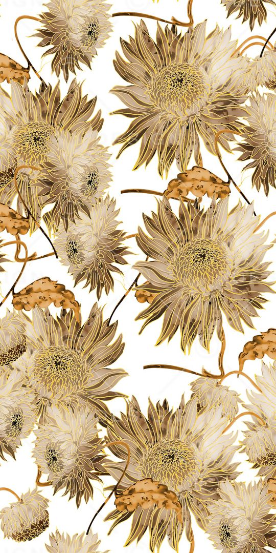 数码花卉类印花华亿平台图片