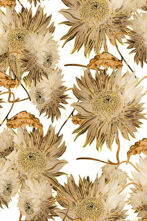 数码花卉类印花华亿平台图片