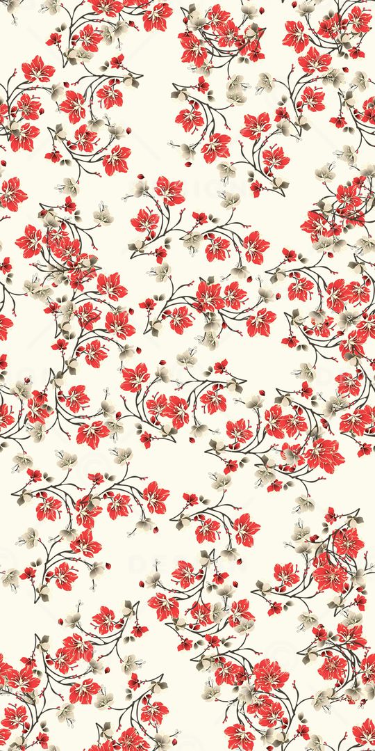 数码花卉类印花华亿平台图片