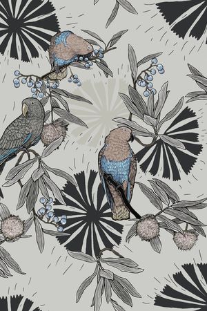 鸟印花华亿平台图片