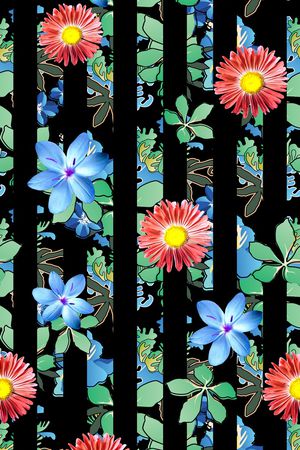 树叶印花华亿平台图片