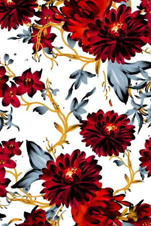 手绘印花华亿平台图片