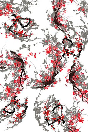 手绘印花华亿平台图片