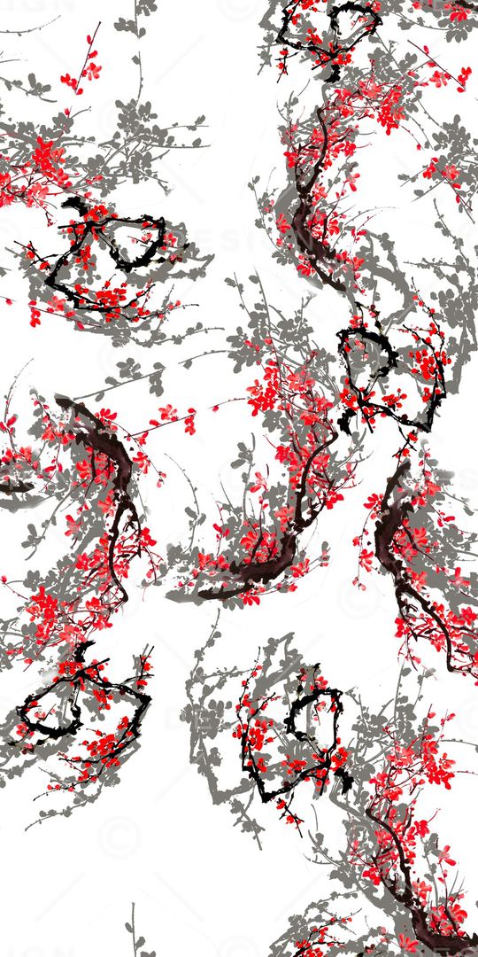 手绘印花华亿平台图片