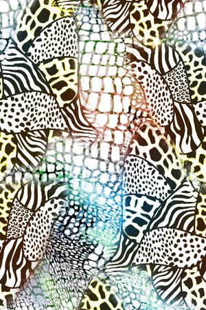 老虎纹印花华亿平台图片