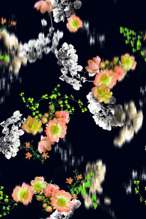 花瓣印花华亿平台图片