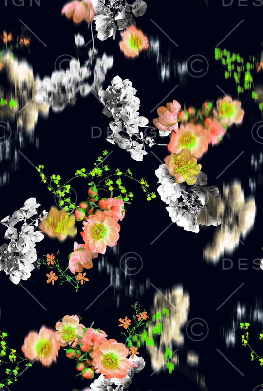 花瓣印花华亿平台图片