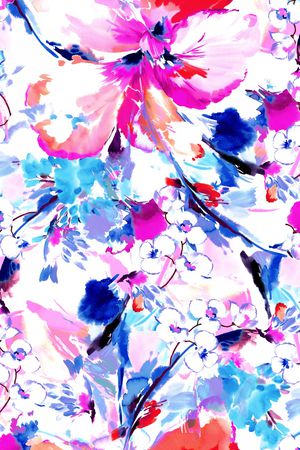 乱花印花华亿平台图片