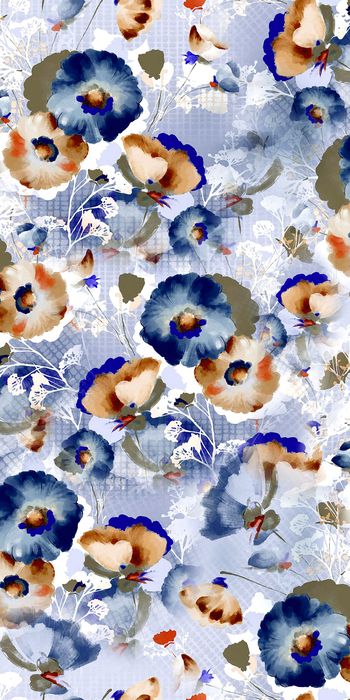 花鸟印花华亿平台图片