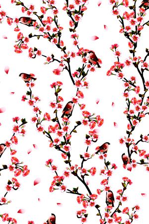 花鸟印花华亿平台图片