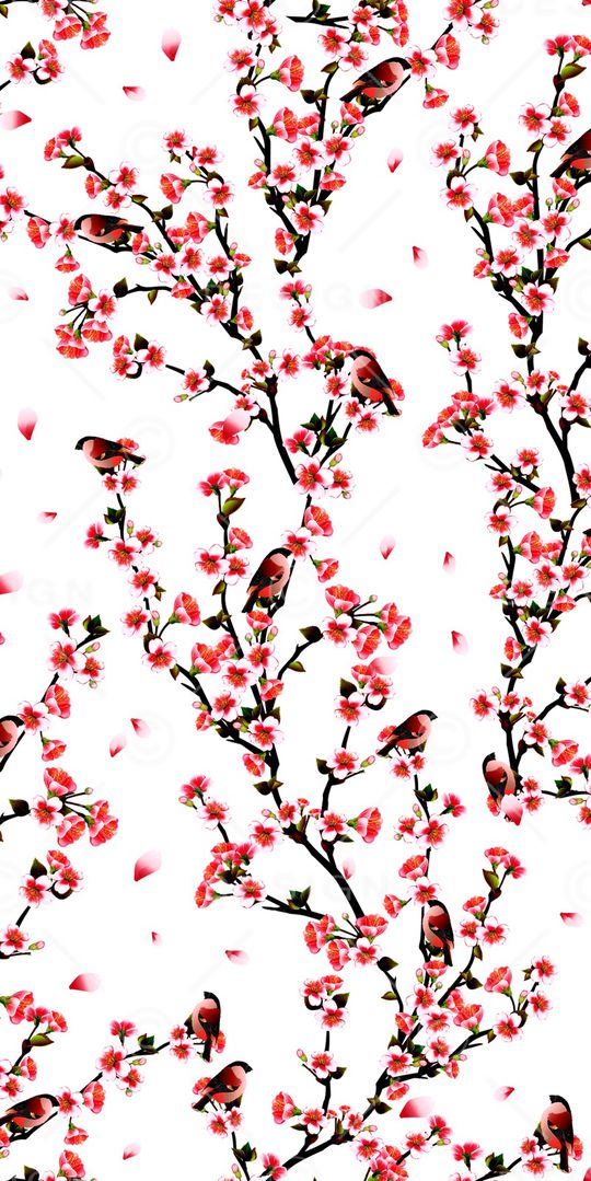 花鸟印花华亿平台图片